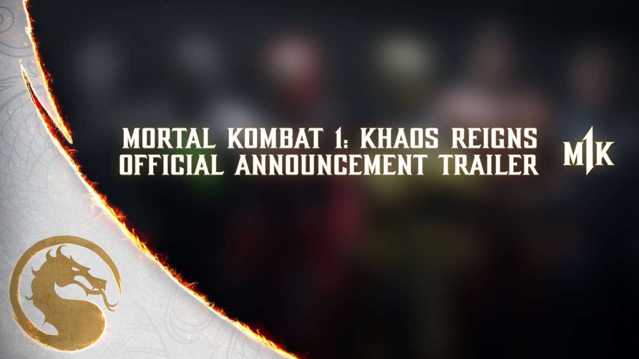 Mortal Kombat 1: Khaos Reigns Official Announcement Trailer - YouTube